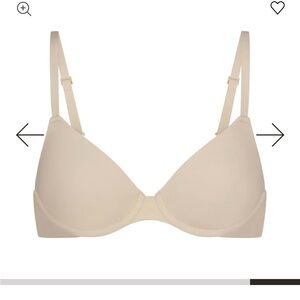 SKIMS Fits Everybody T-Shirt Demi Bra in Sand 36D